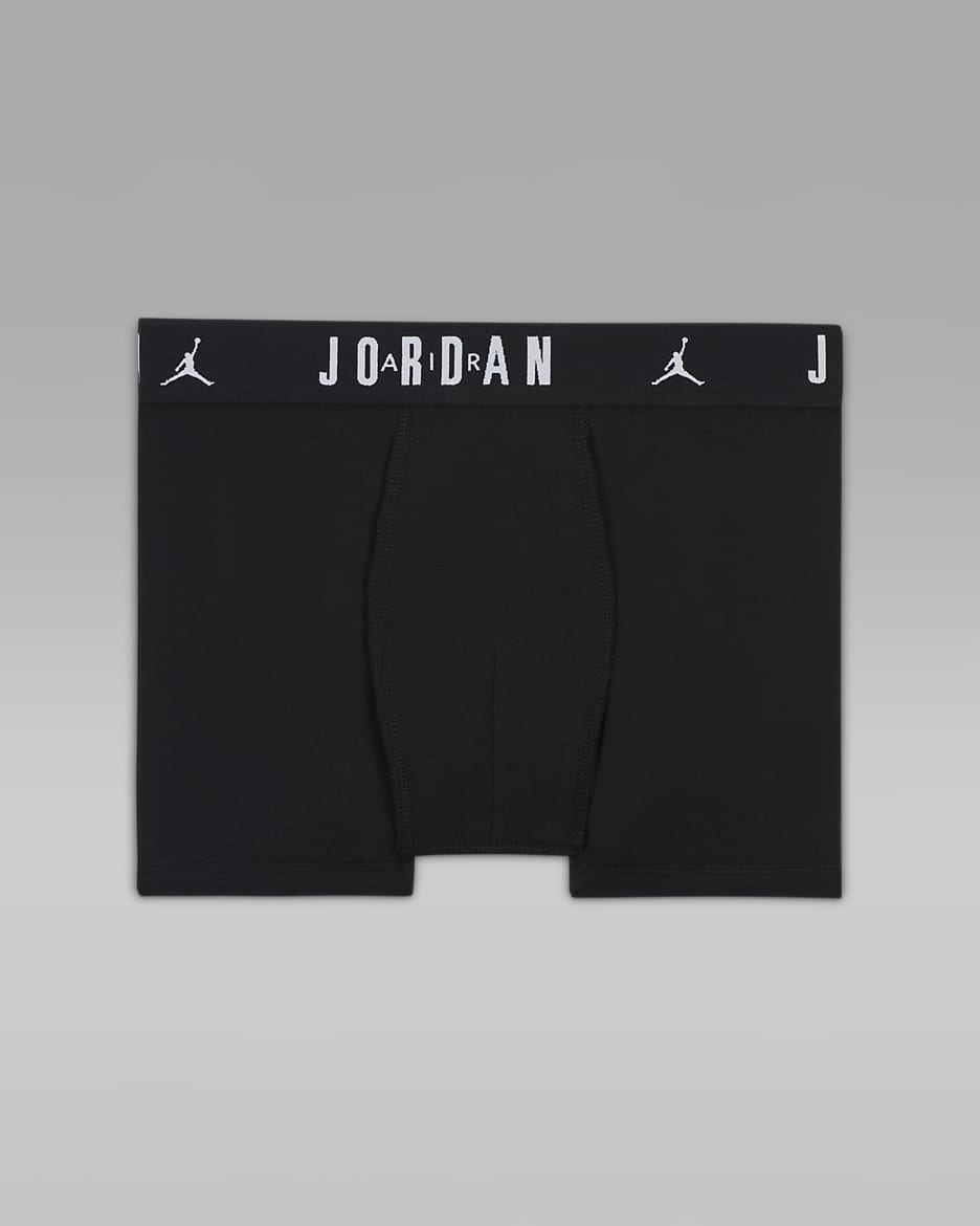 Boxer Jordan Dri-FIT Flight Essentials – Ragazzo/a (confezione da 3) - Nero