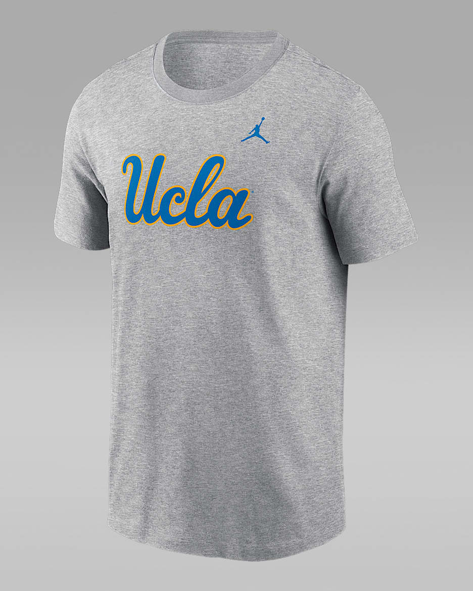UCLA Bruins Primetime Logo Men's Nike College T-Shirt - Dark Grey Heather