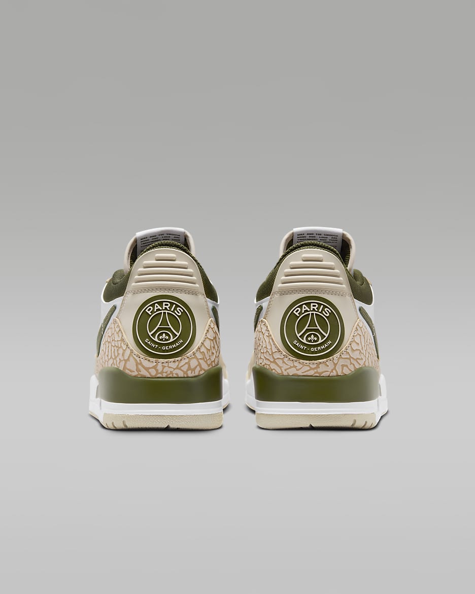 Air Jordan Legacy 312 Low PSG Men's Shoes - Sand Drift/White/Rough Green/Hemp