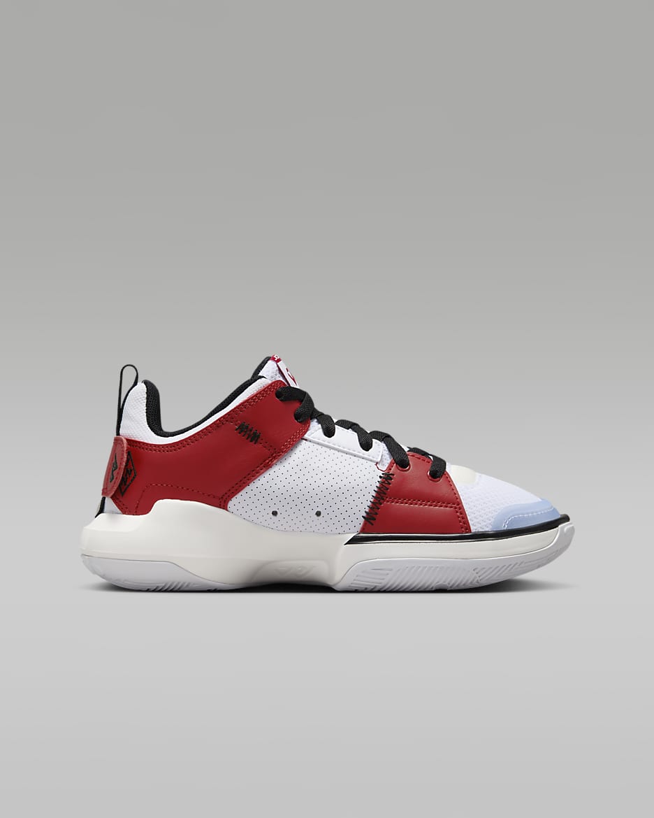 Jordan One Take 5 Older Kids' Shoes - White/Sail/Black/Gym Red