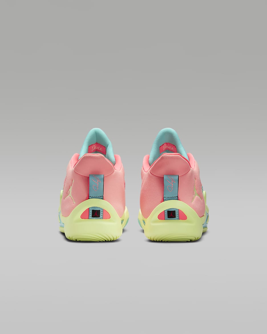 Tatum 1 "Pink Lemonade" Older Kids' Shoes - Pink Tint/Lava Glow/Aurora Green/Barely Volt