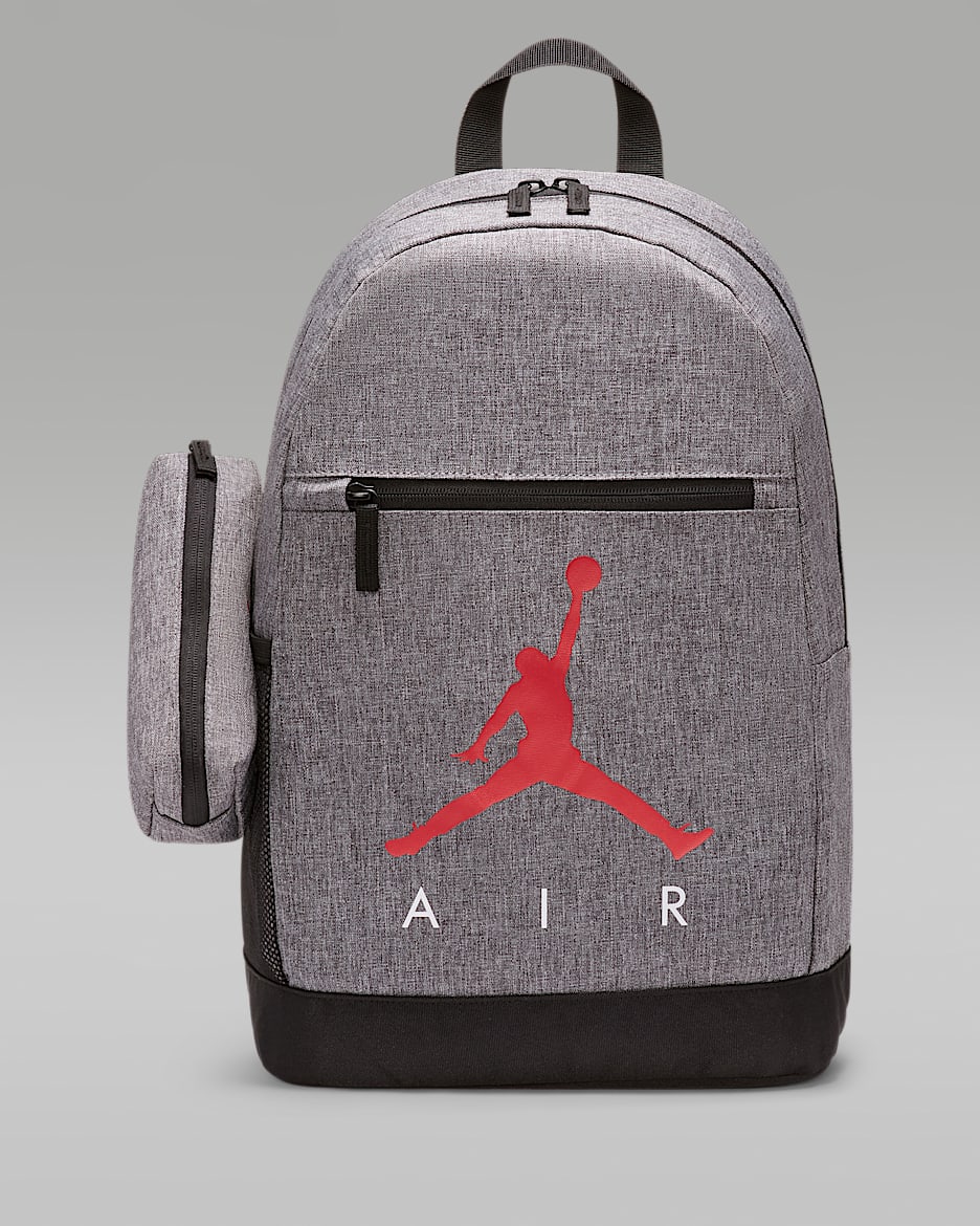 Jordan Air School Big Kids' Backpack (17L) - Carbon Heather
