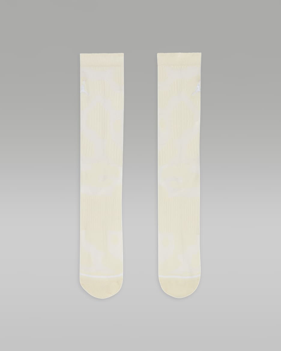 Jordan Everyday Cushioned Crew Socks (1 Pair) - Light Cream/White/White