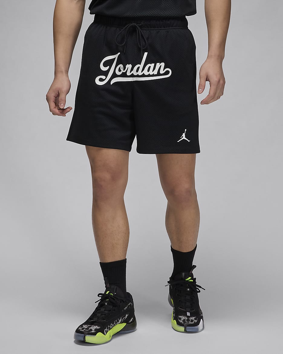Jordan Flight MVP Men's Mesh Shorts - Black/White/White