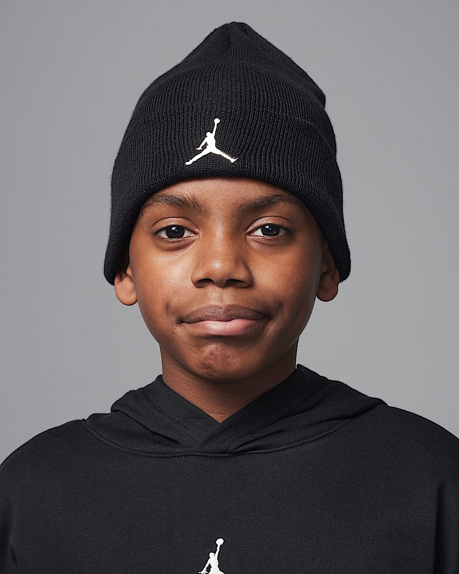 Jordan Dri-FIT Big Kids' Beanie - Black