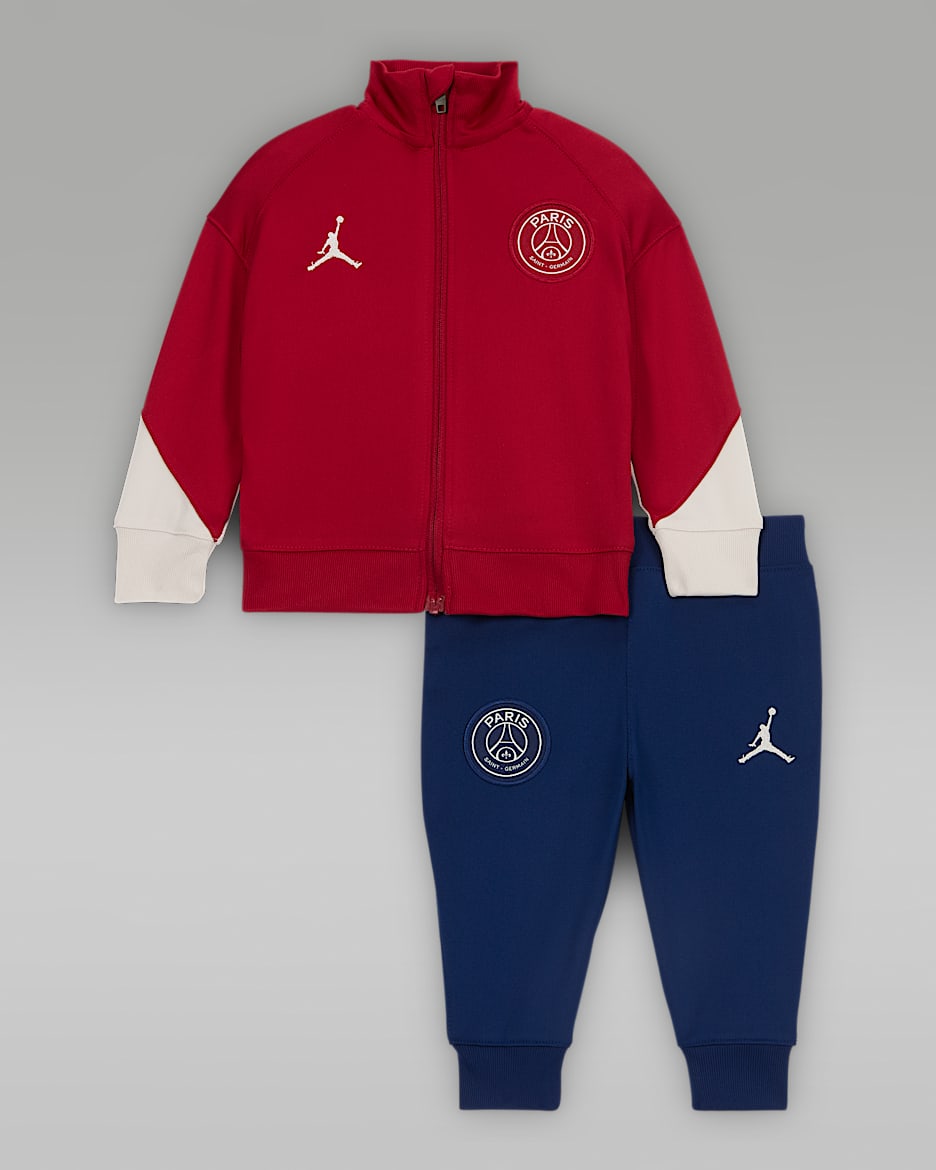 Paris Saint-Germain Strike Fourth Baby/Toddler Jordan Dri-FIT Football Knit Tracksuit - Wings Jordan Red/Blue Void/Phantom/Phantom