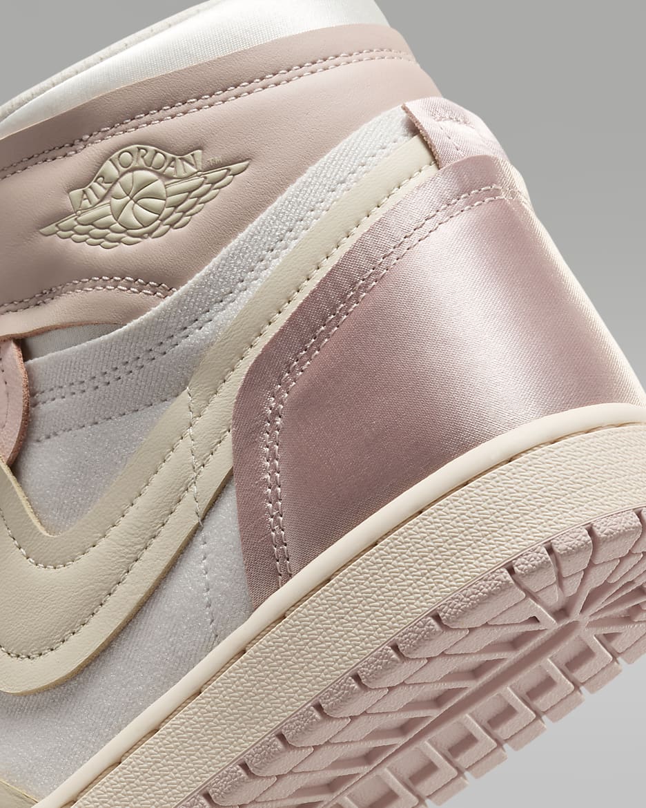 Air Jordan 1 High Method of Make Shoes - Pink Oxford/Atmosphere/Phantom/Legend Light Brown