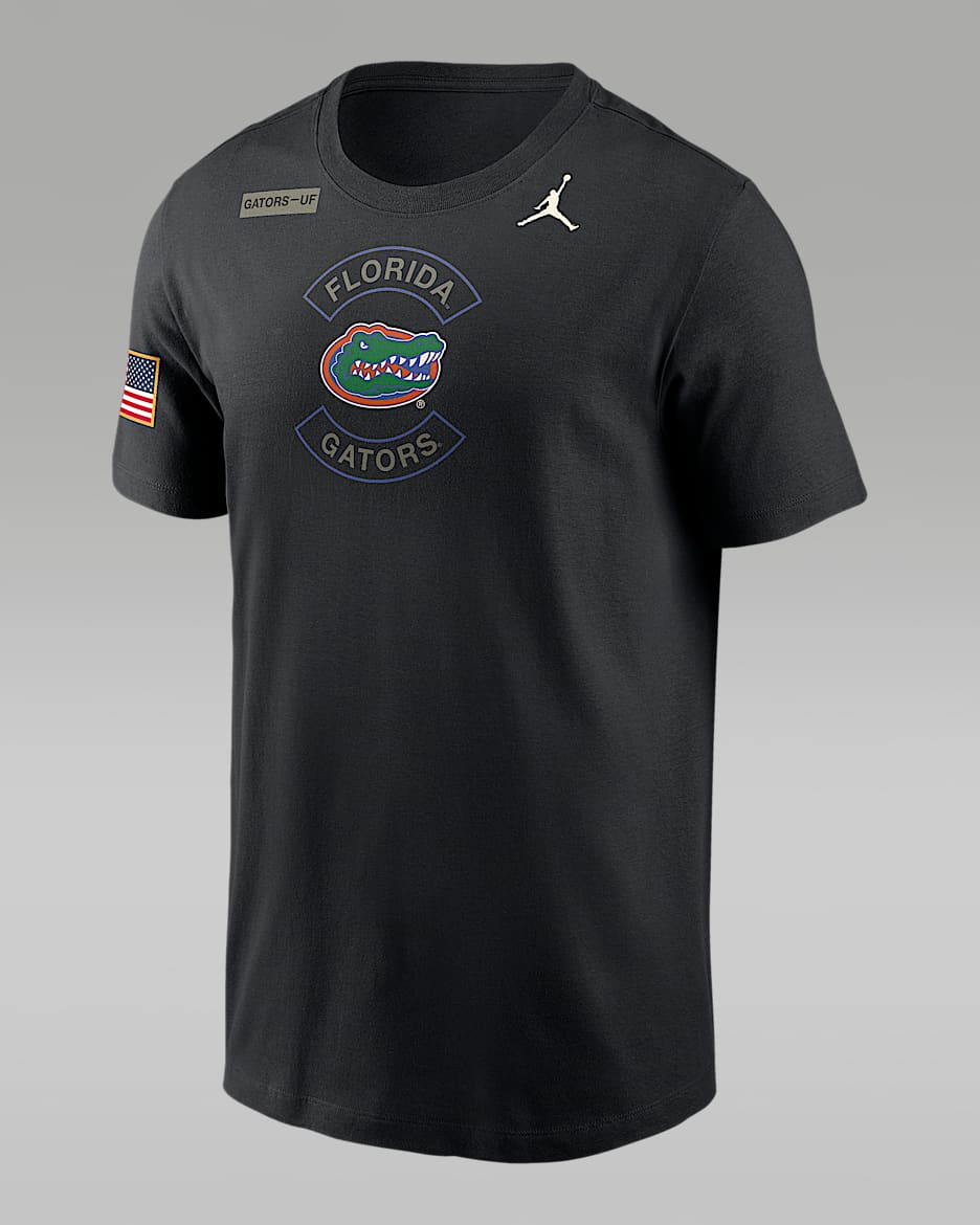 Florida Military Appreciation Men's Jordan Brand Dri-FIT College T-Shirt - Black