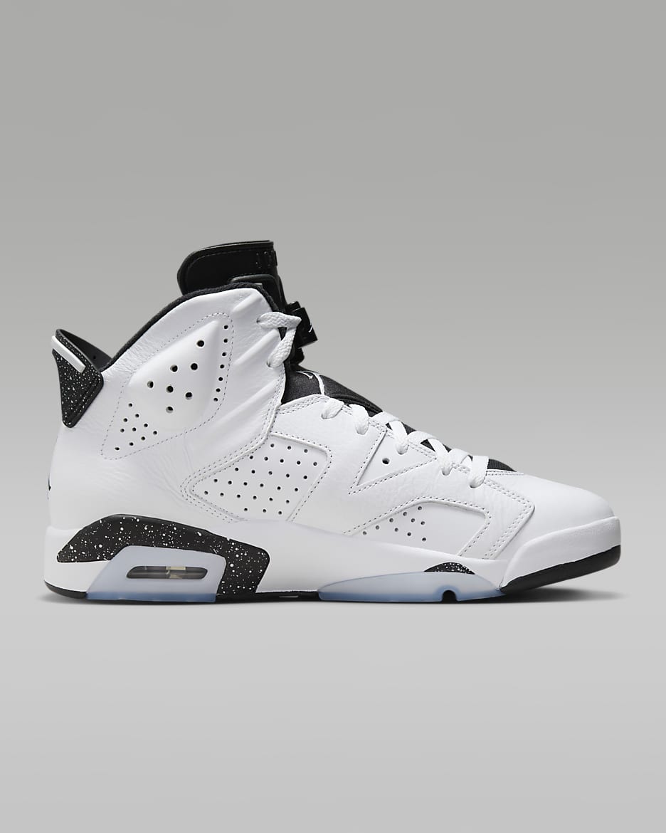 Tenis para hombre Air Jordan 6 Retro "White/Black" - Blanco/Negro