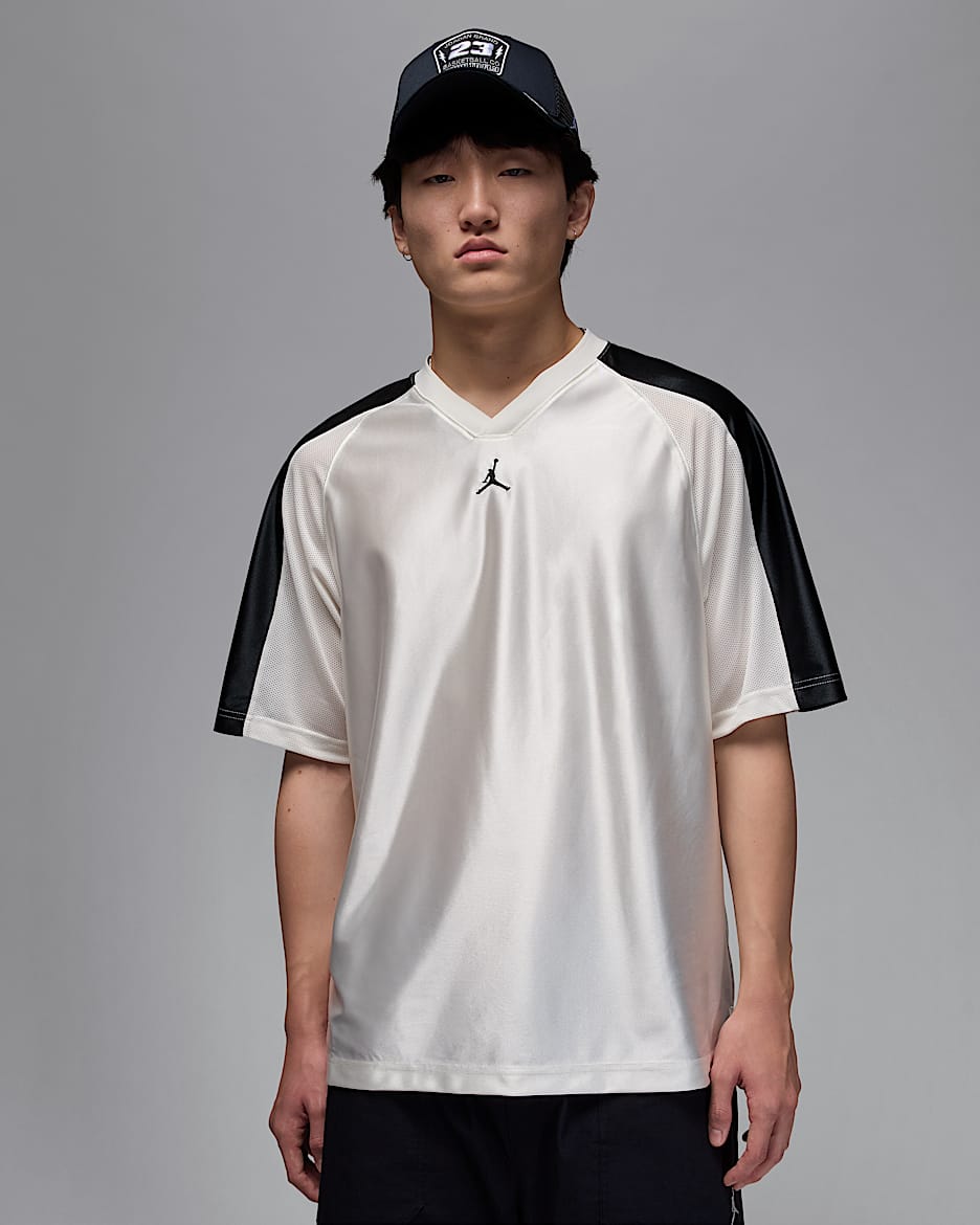 Jordan MVP Men's Jersey - Sail/Black/Black