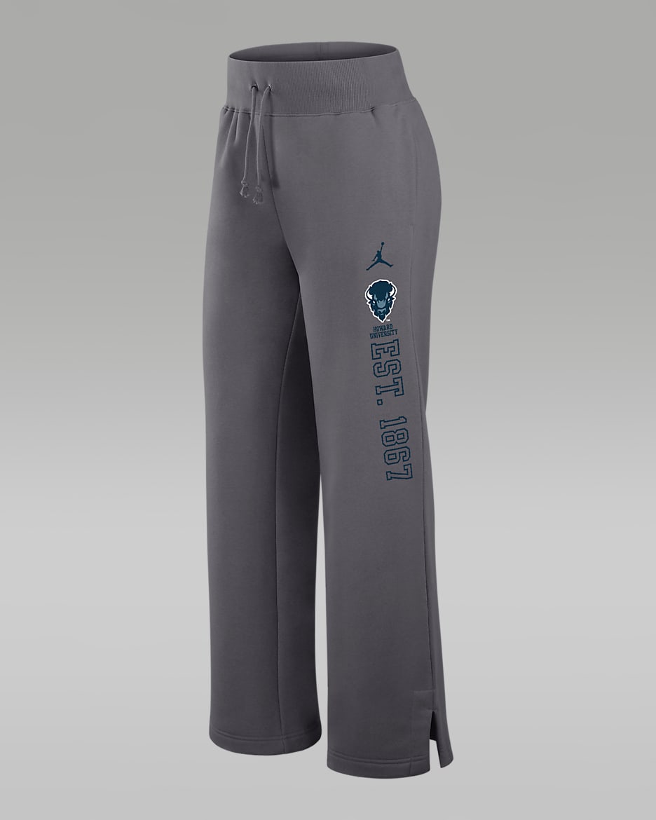 Pants universitarios Jordan para mujer Howard Phoenix Fleece - Gris