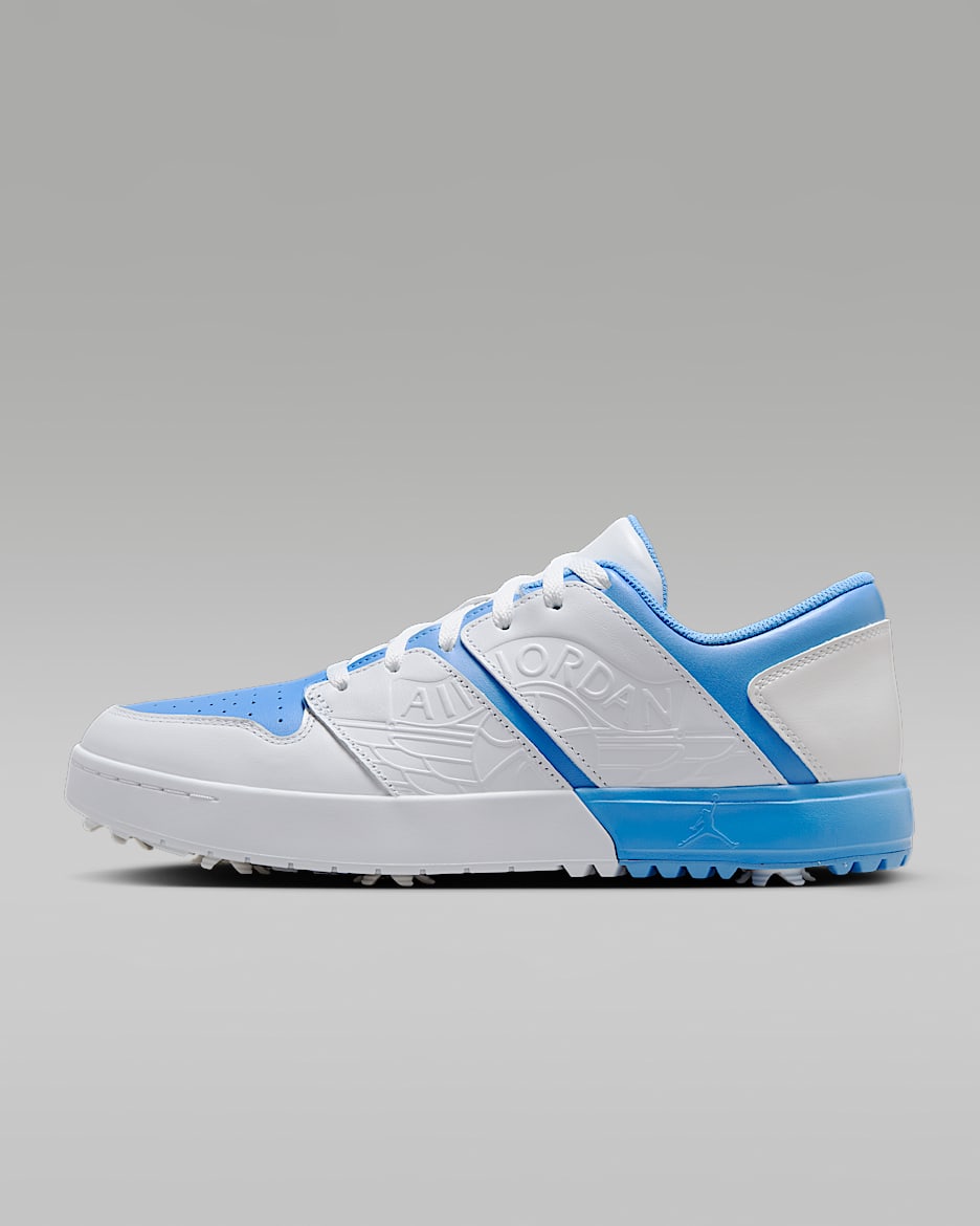 Jordan NU Retro 1 G Golf Shoes - White/University Blue