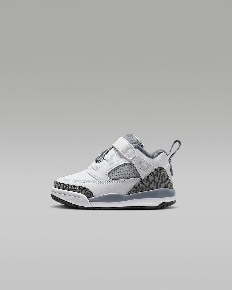 Jordan Spizike Low-sko til babyer/småbørn - hvid/Anthracite/Wolf Grey/Cool Grey