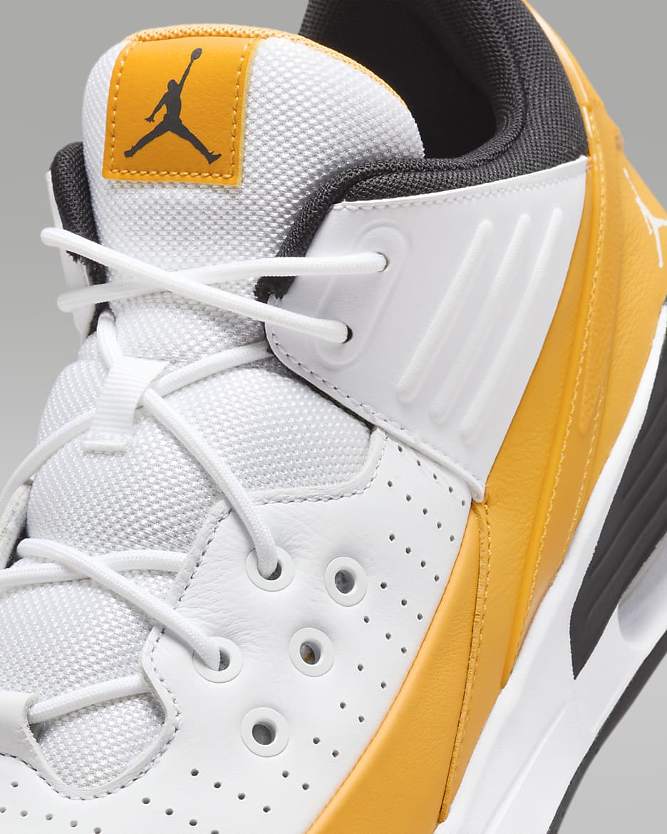 Jordan Max Aura 5 Men's Shoes - Yellow Ochre/Black/White