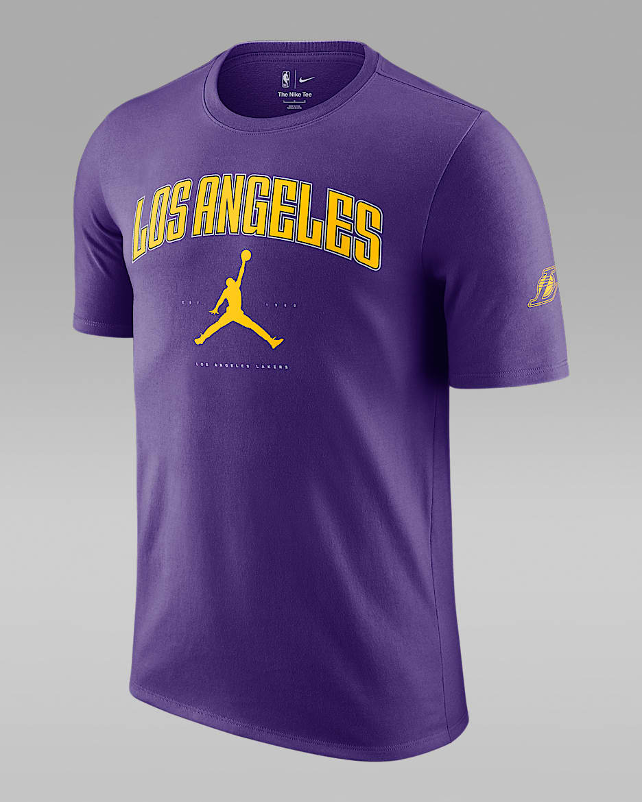 Los Angeles Lakers Essential Men's Jordan NBA T-Shirt - Field Purple