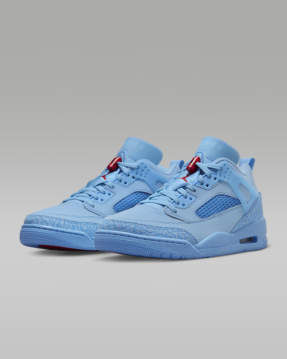 Jordan Spizike Low Men's Shoes - Football Blue/University Red/Fountain Blue