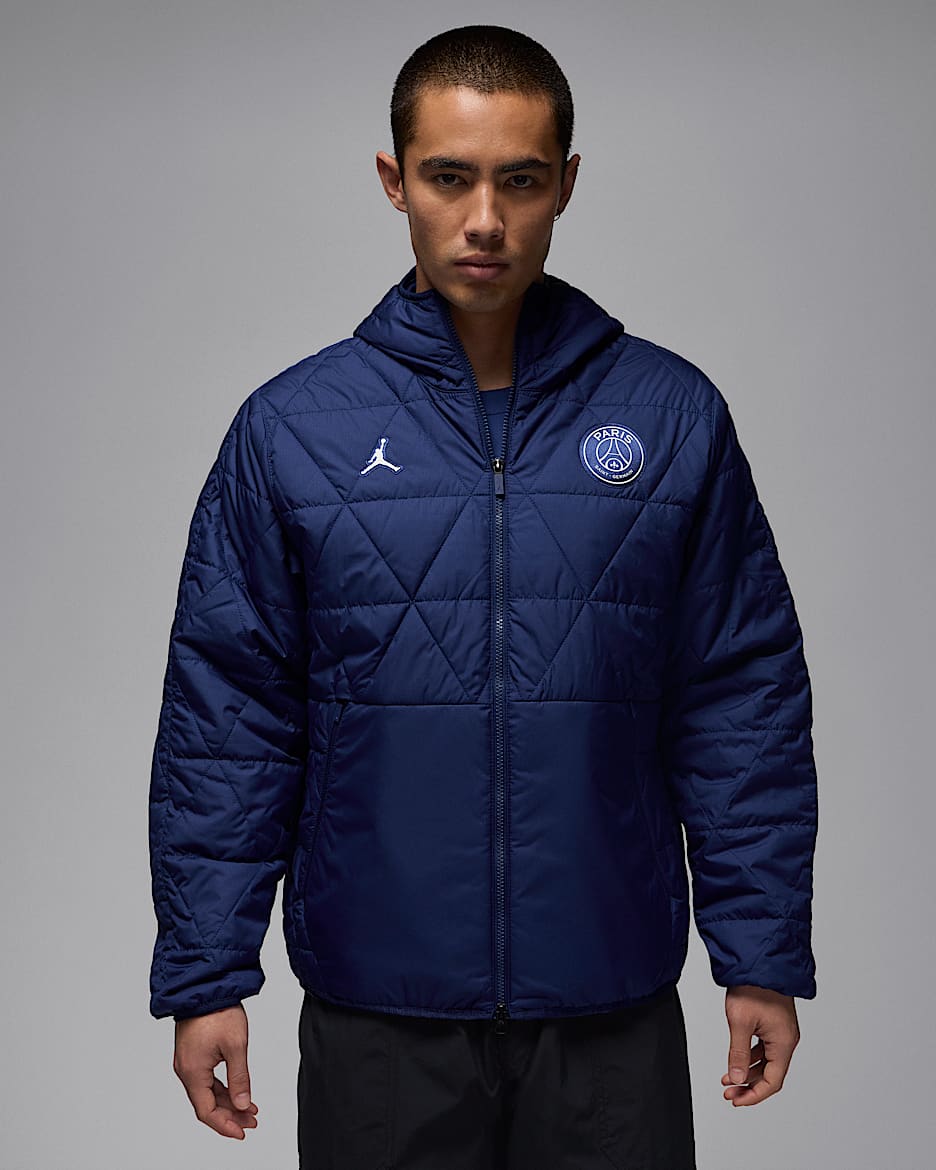 Paris Saint-Germain Therma-FIT-mellemvægtsjakke i til mænd - Blue Void