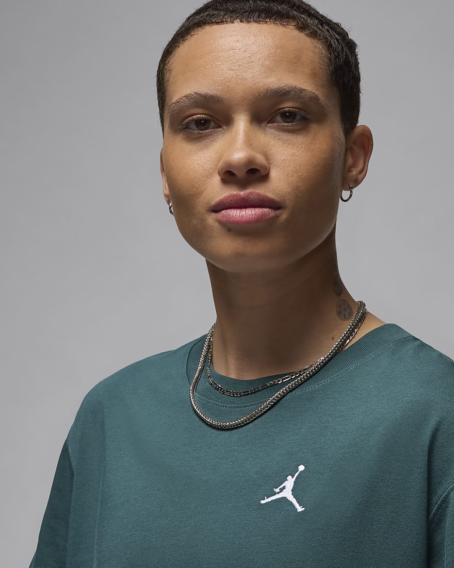 Jordan Essentials Women's Top - Oxidised Green/White