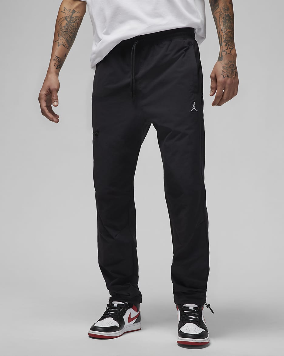 Jordan Essentials Men's Woven Trousers - Black/White
