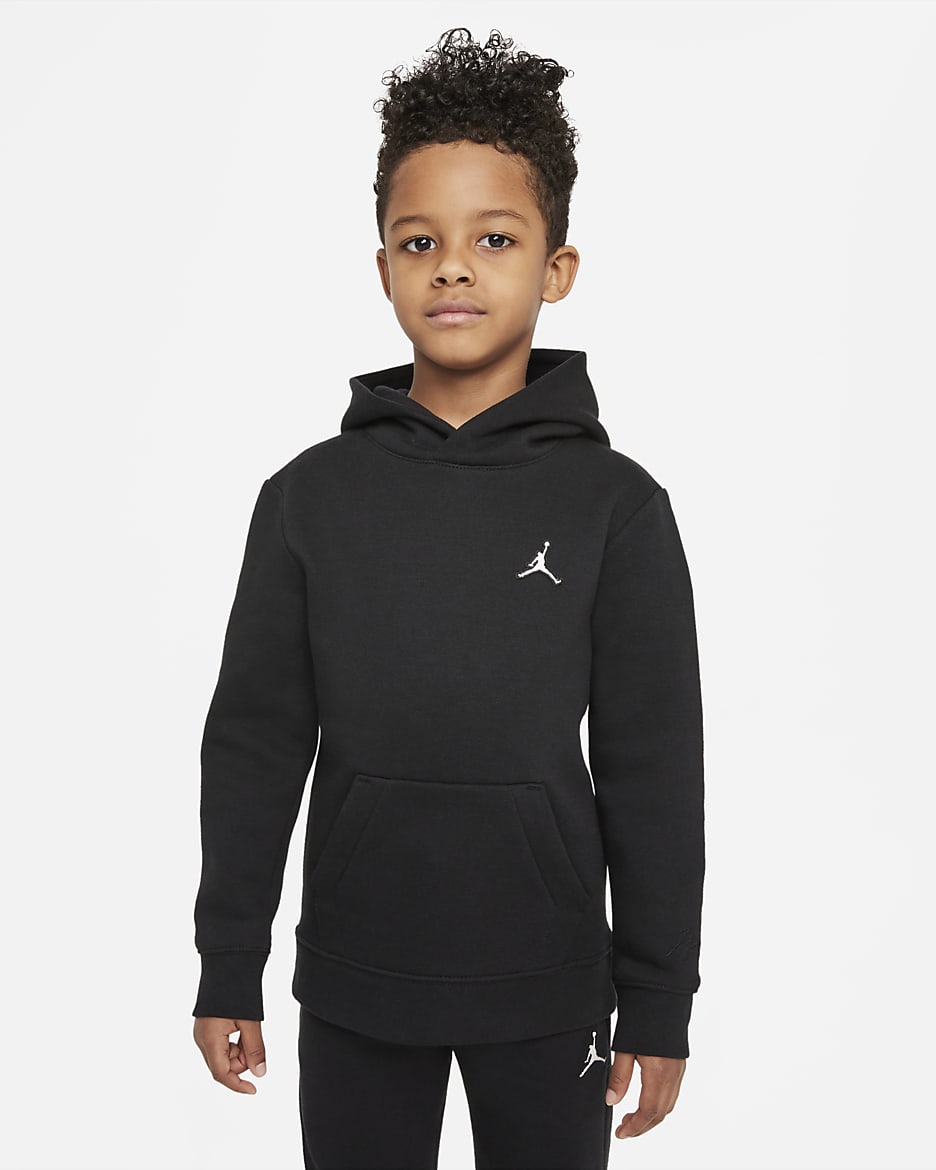 Jordan Little Kids' Pullover Hoodie - Black