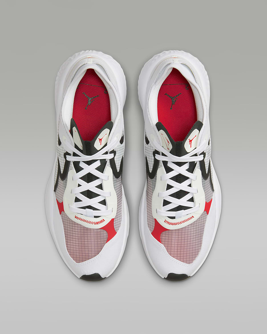 Jordan Delta 3 Low Men's Shoes - White/Black/Chile Red