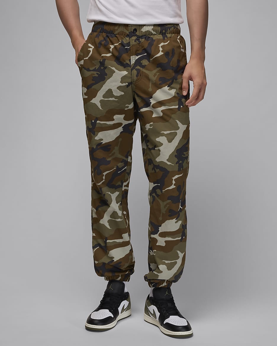 Pants camuflajeados para hombre Jordan MVP - Oliva claro/Vela