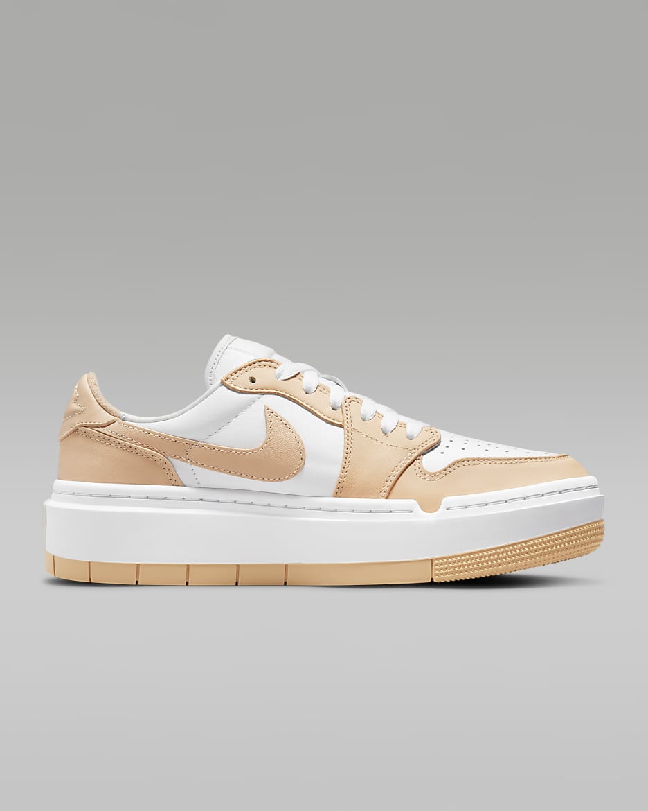 Air Jordan 1 Elevate Low Women's Shoes - White/White/White Onyx