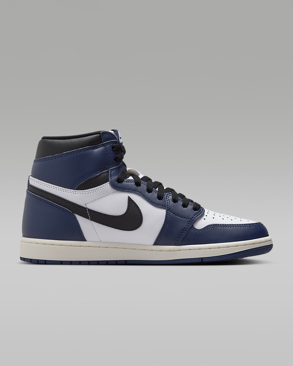 Air Jordan 1 Retro High OG "Midnight Navy" Men's Shoes - Midnight Navy/White/Sail/Black