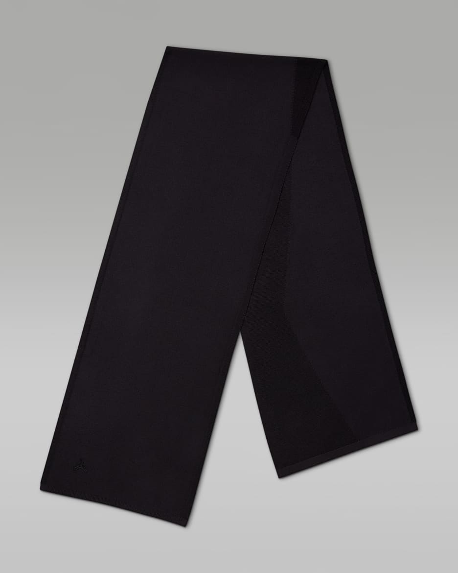 Jordan Airy Knit Scarf - Off-Noir/Black