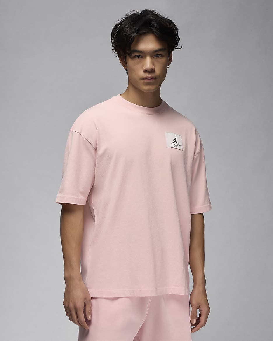 ジョーダン フライト エッセンシャル メンズ オーバーサイズド Tシャツ - レジェンドピンク
