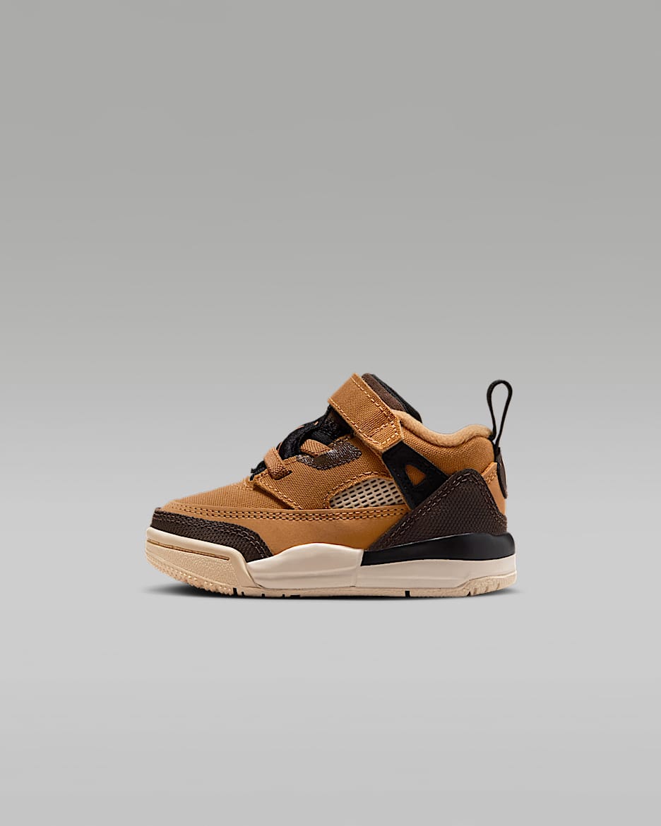 Tenis para bebé e infantil Jordan Spizike Low - Lino/Negro/Duna/Marrón barroco