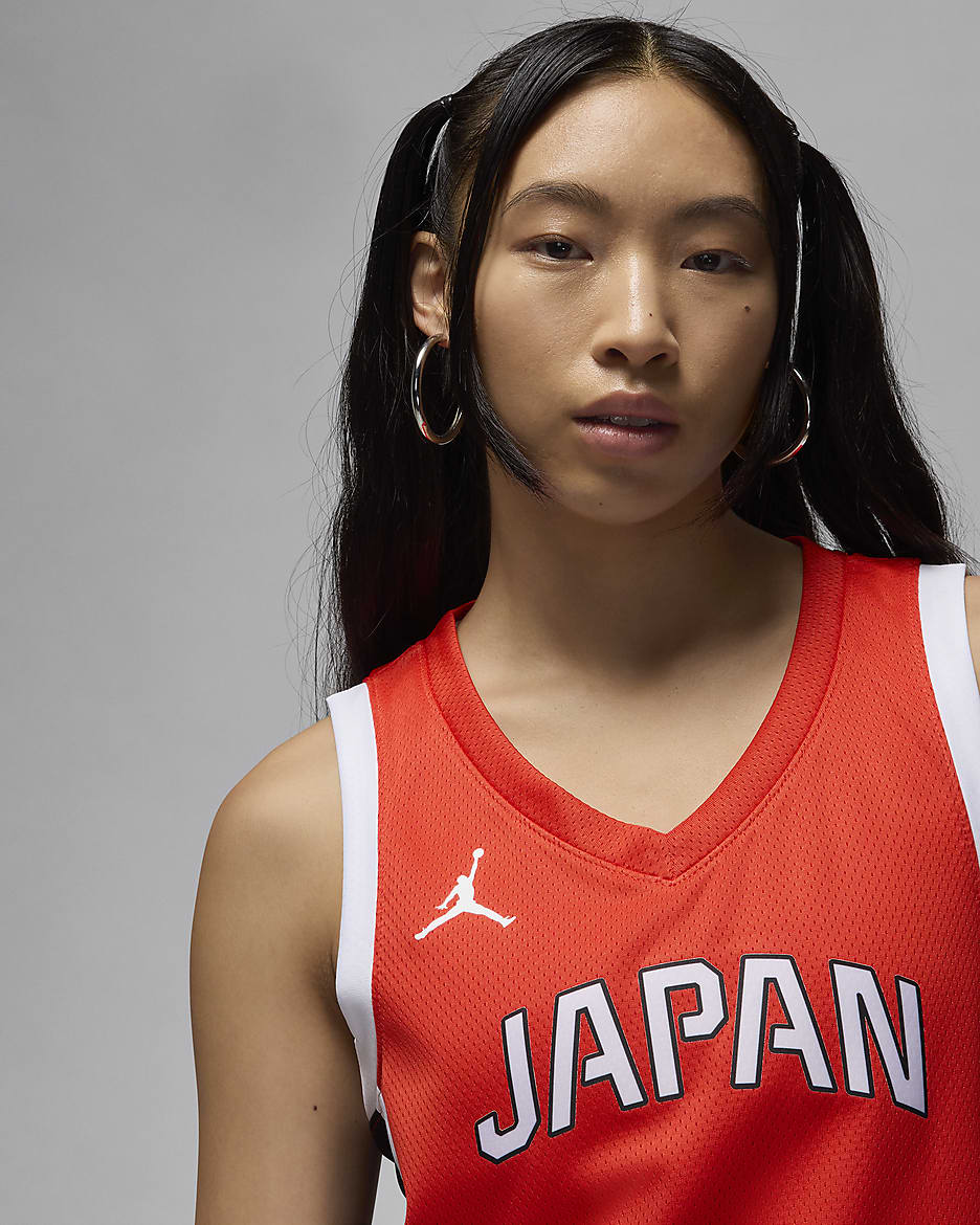 Japan Limited Road Women's Jordan Basketball Jersey - Chile Red/Black