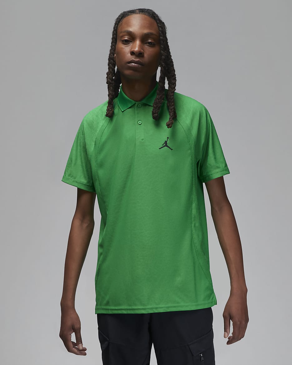 Jordan Dri-FIT ADV Sport 男款高爾夫球衫 - Lucky Green/Lucky Green/黑色