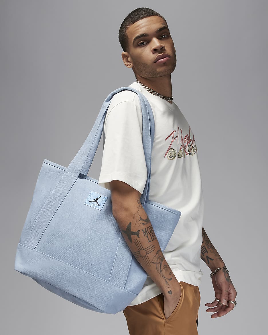 Jordan Flight Carryall Tote Tragetasche (25 l) - Blue Grey