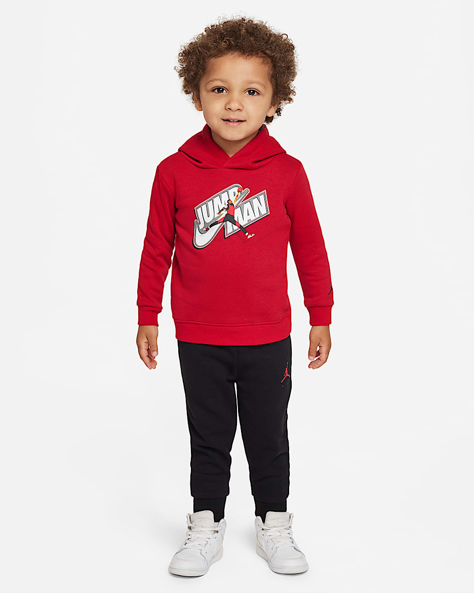 Jordan Baby (12-24M) Hoodie and Pants Set - Black