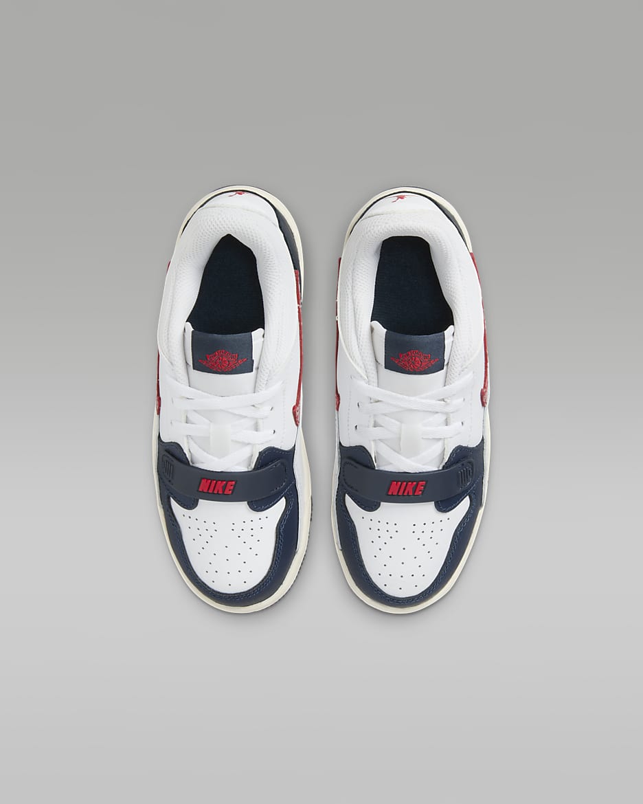 Air Jordan Legacy 312 Low Younger Kids' Shoe - White/Wolf Grey/Pale Ivory/Armoury Navy