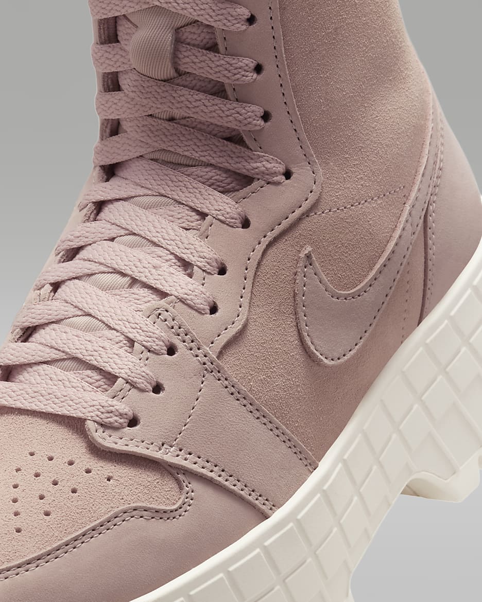 Air Jordan 1 Brooklyn Women's Boot - Pink Oxford/Pink Oxford/Phantom