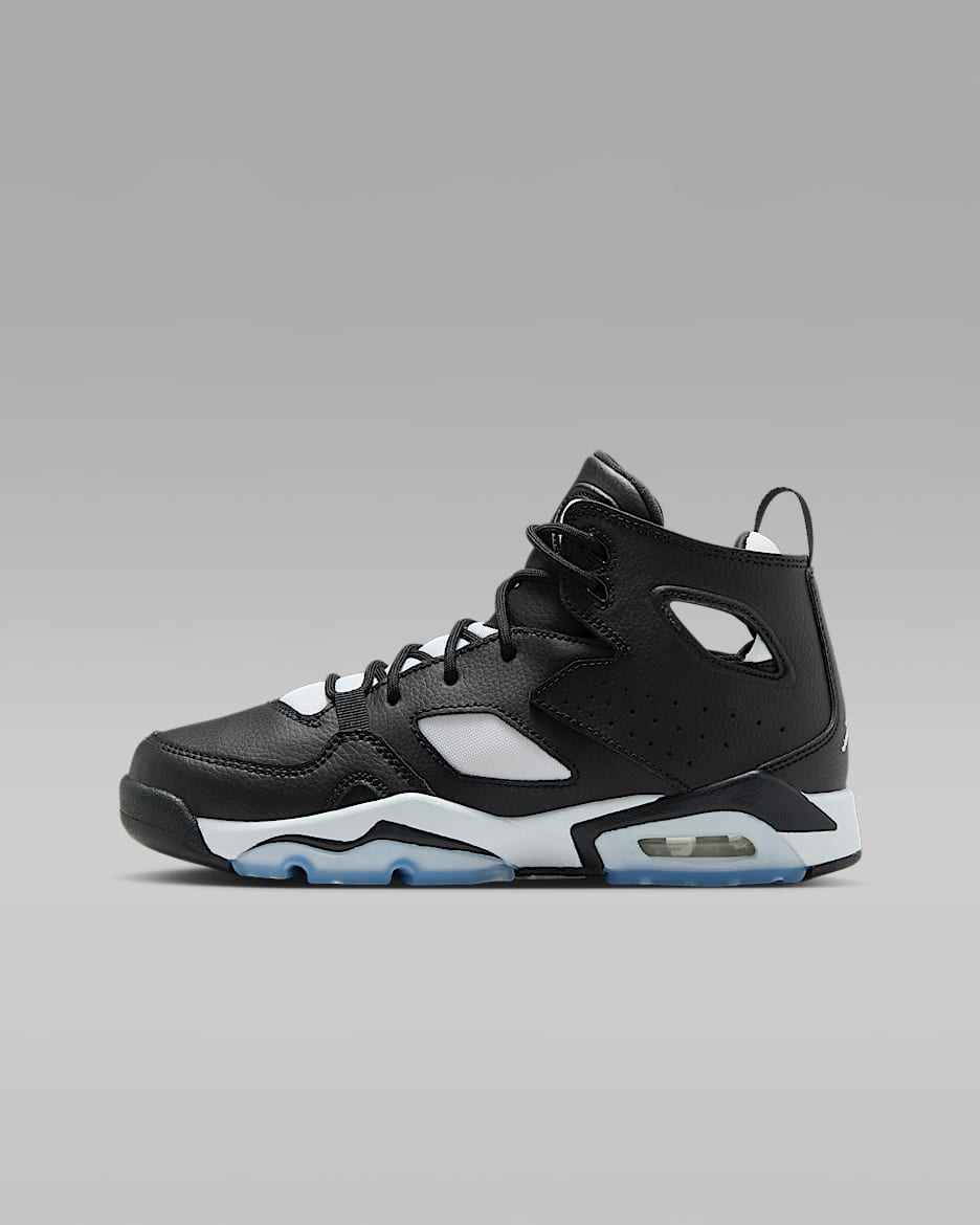 Jordan Flight Club '91 Older Kids' Shoe - Black/White