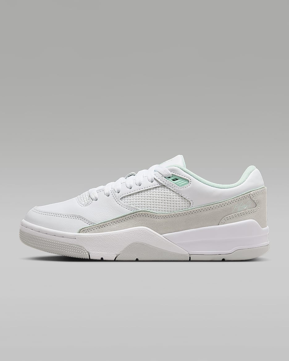 Jordan Flight Court Schuh (Damen) - Weiß/Pure Platinum/Igloo