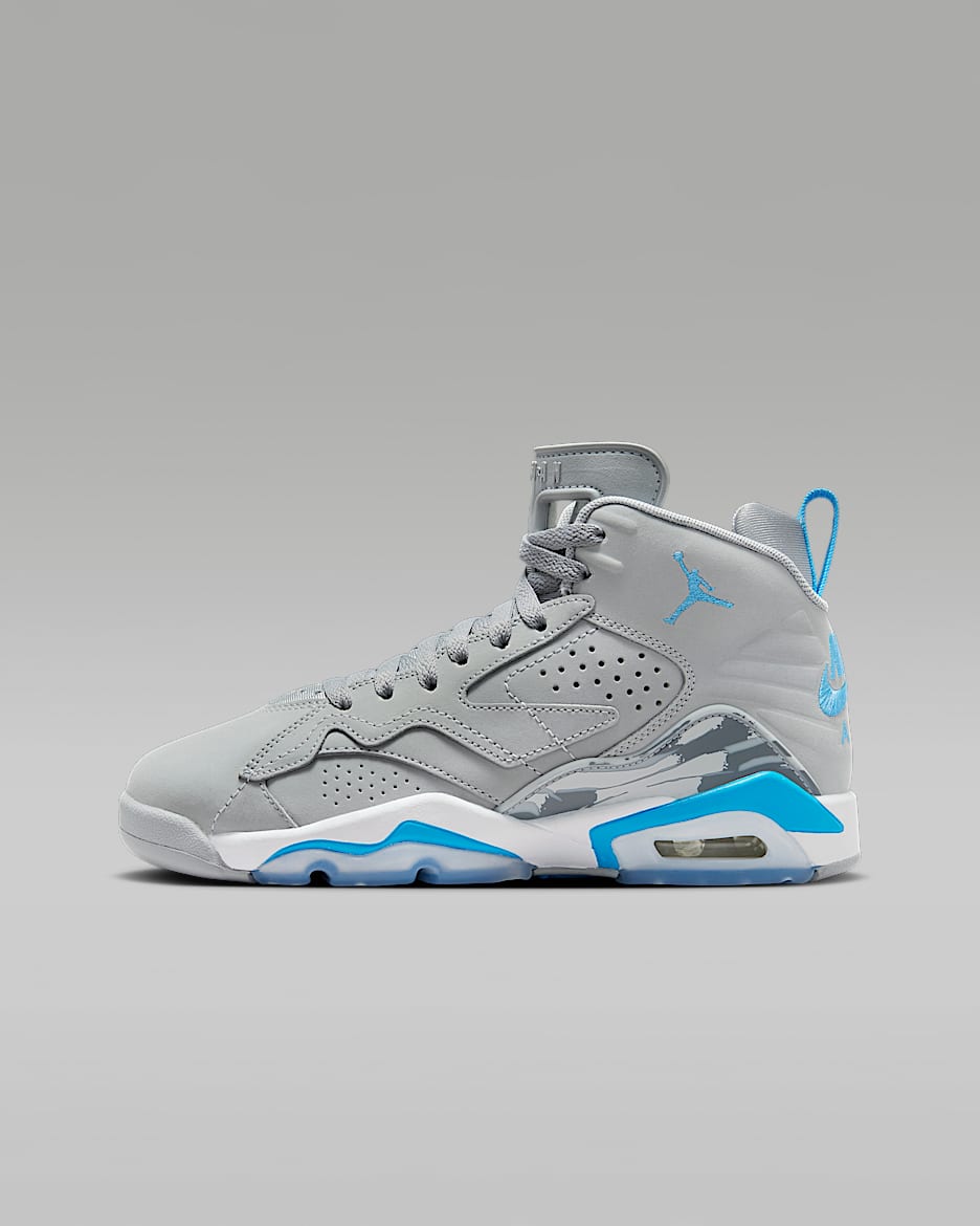 Chaussure Jumpman MVP pour ado - Wolf Grey/Blanc/Neutral Grey/University Blue