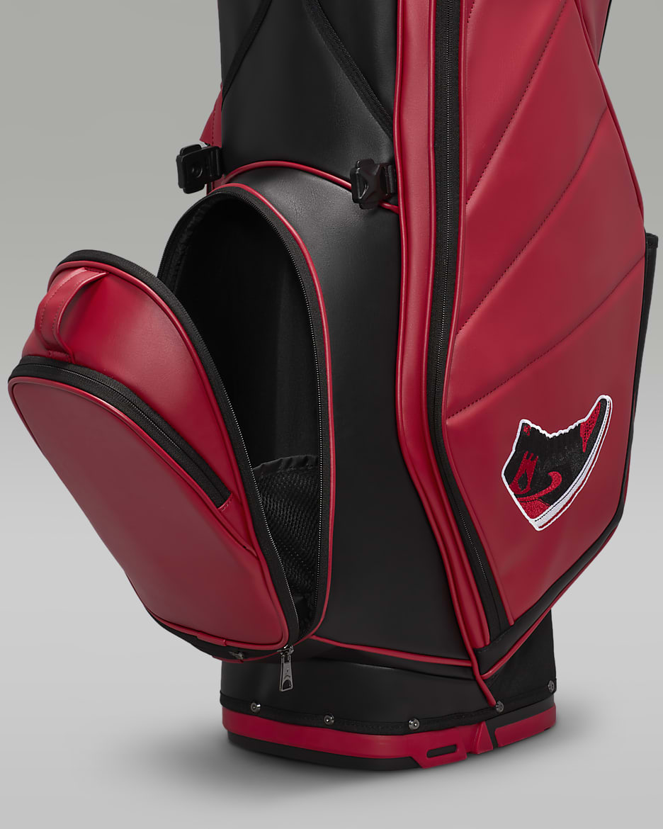 Jordan Fade Away Luxe 6-Way Golf Bag - Red/Black/Black