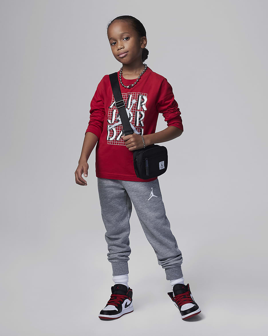 Air Jordan Little Kids' Pants Set - Carbon Heather
