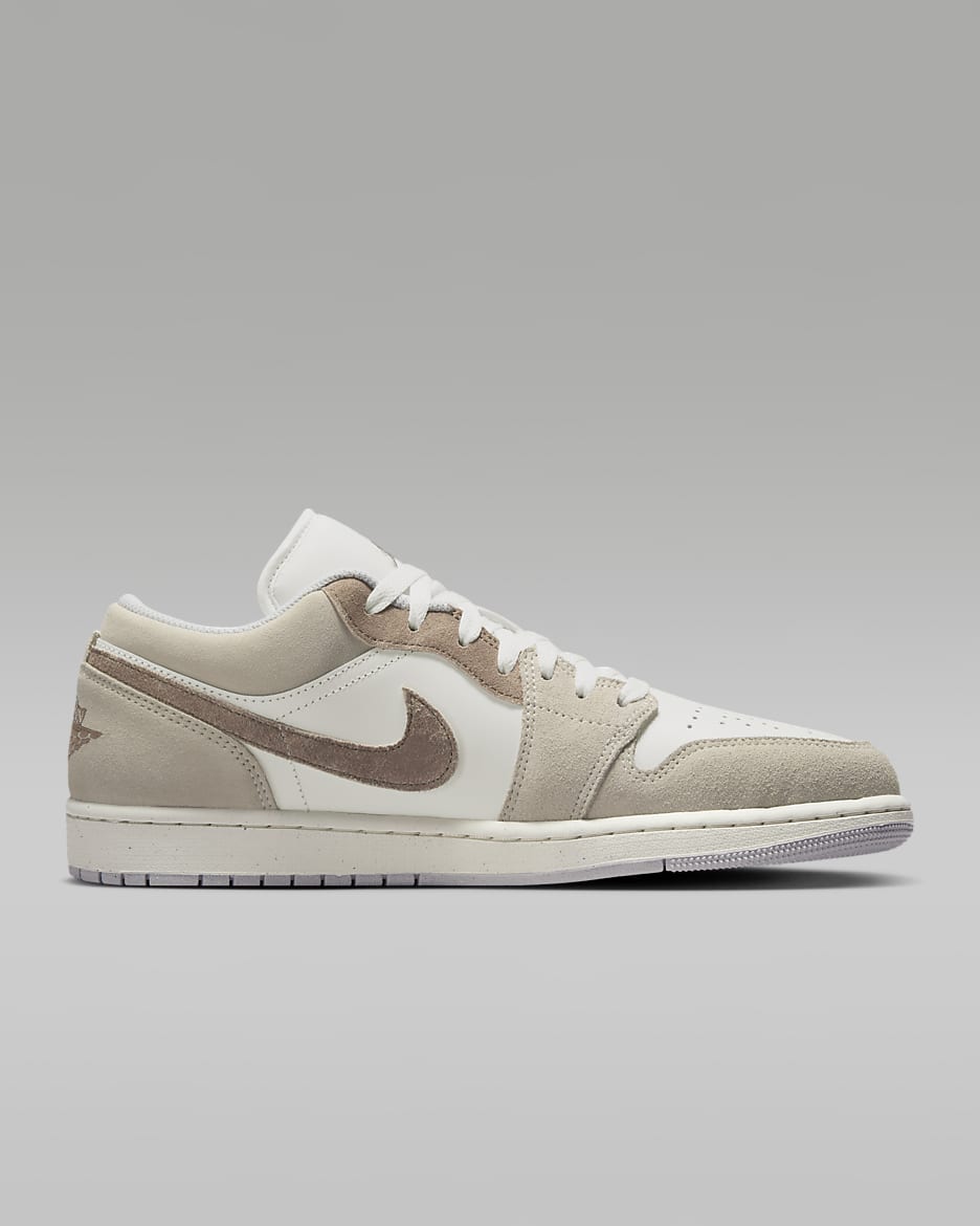 Sapatilhas Air Jordan 1 Low SE para homem - Castanho claro Legend/Sail/Cinzento Neutral/Castanho Archaeo