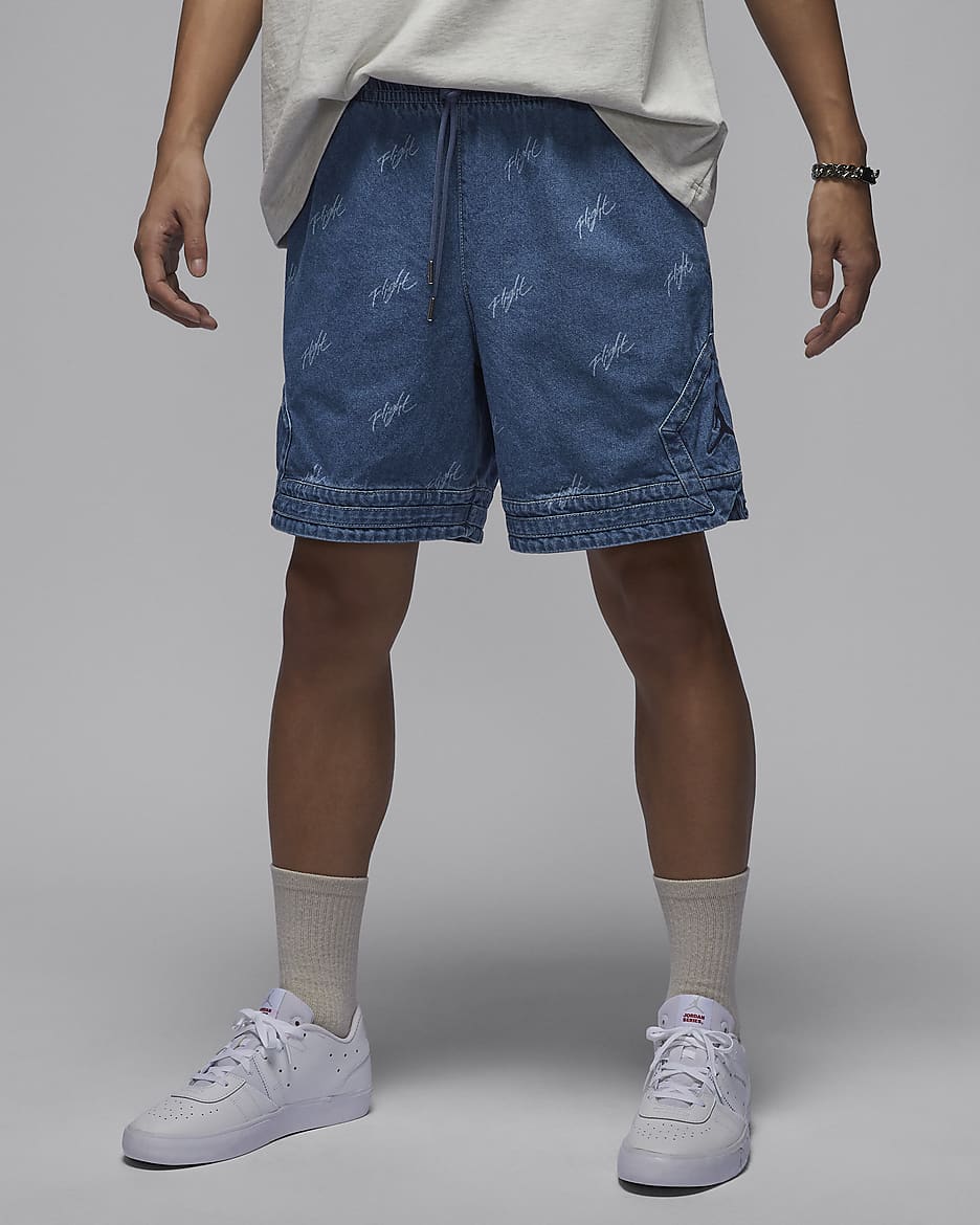 Jordan Air Men's Denim Shorts - Blue Grey
