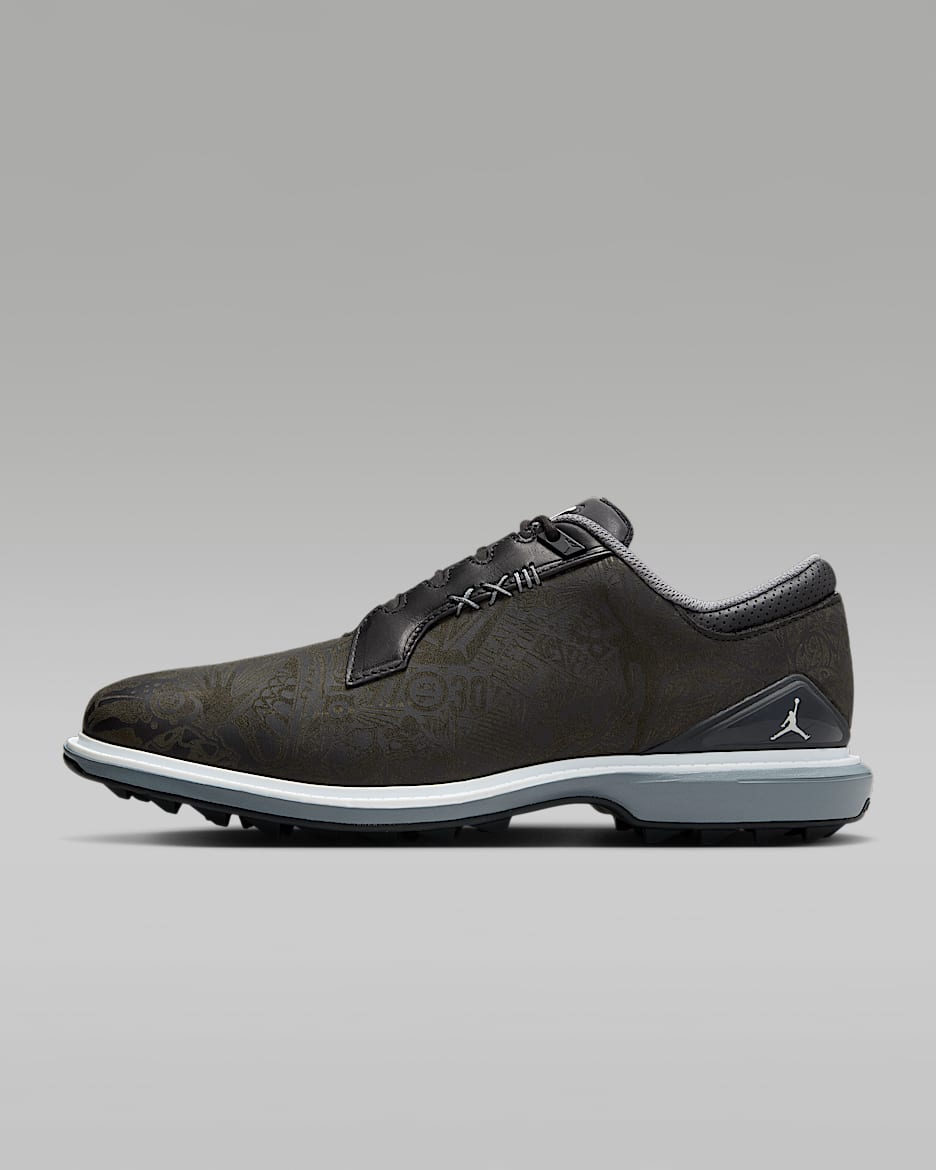 Tenis de golf (anchos) Jordan ADG 5 - Negro/Gris azulado/Blanco