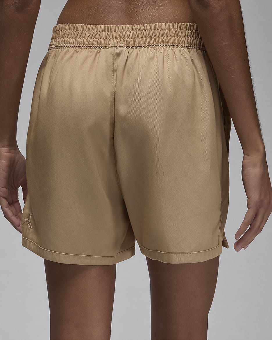 Jordan geweven damesshorts - Legend Medium Brown/Zwart