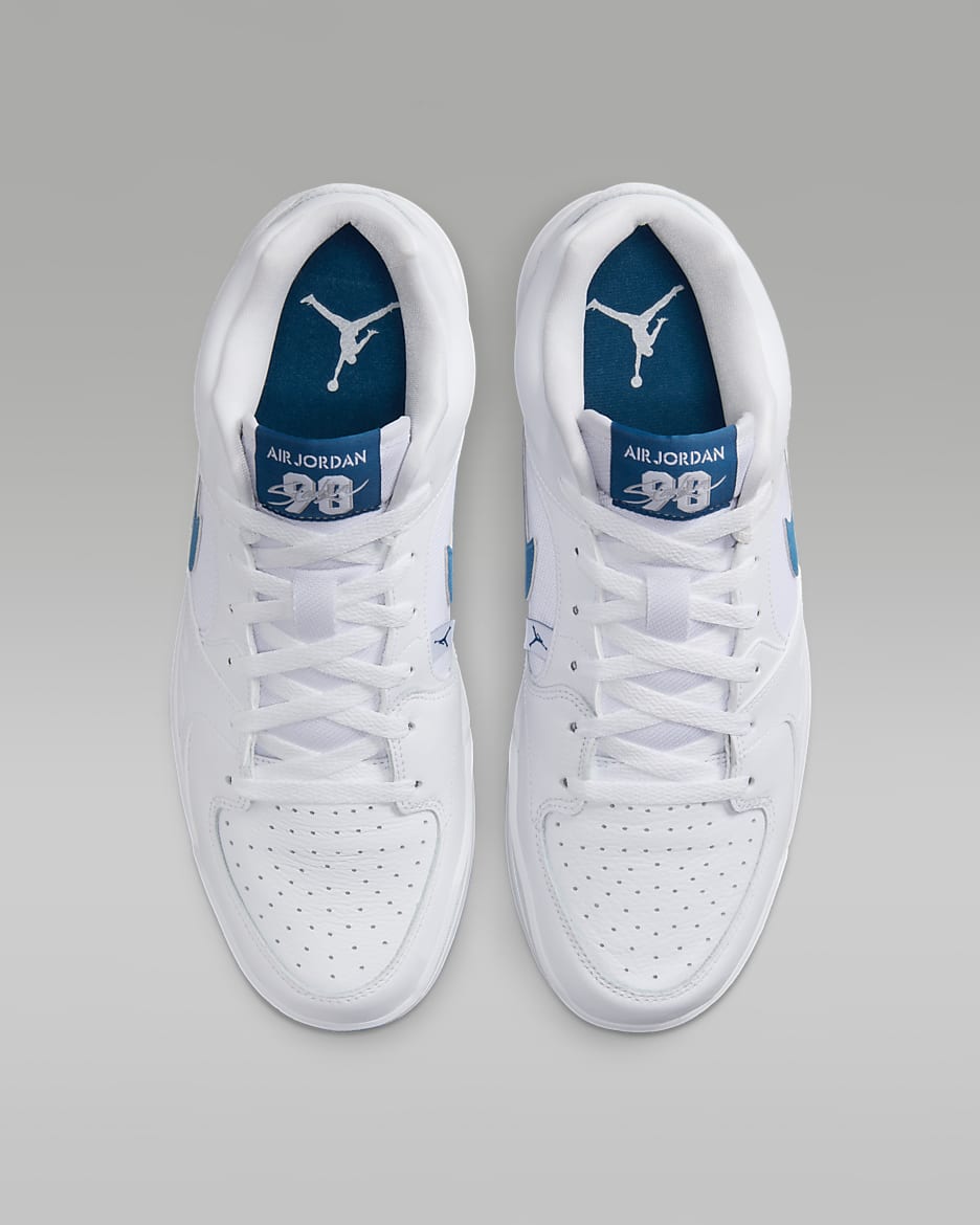 Jordan Stadium 90 Men's Shoes - White/Wolf Grey/Industrial Blue