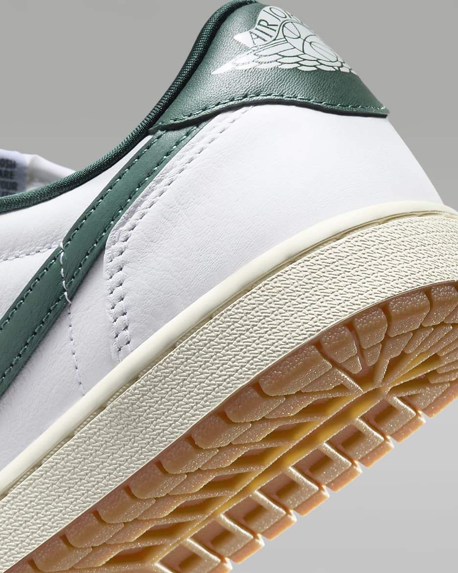 Tenis para mujer Air Jordan 1 Low OG "Oxidized Green" - Blanco/Vela/Verde oxidado