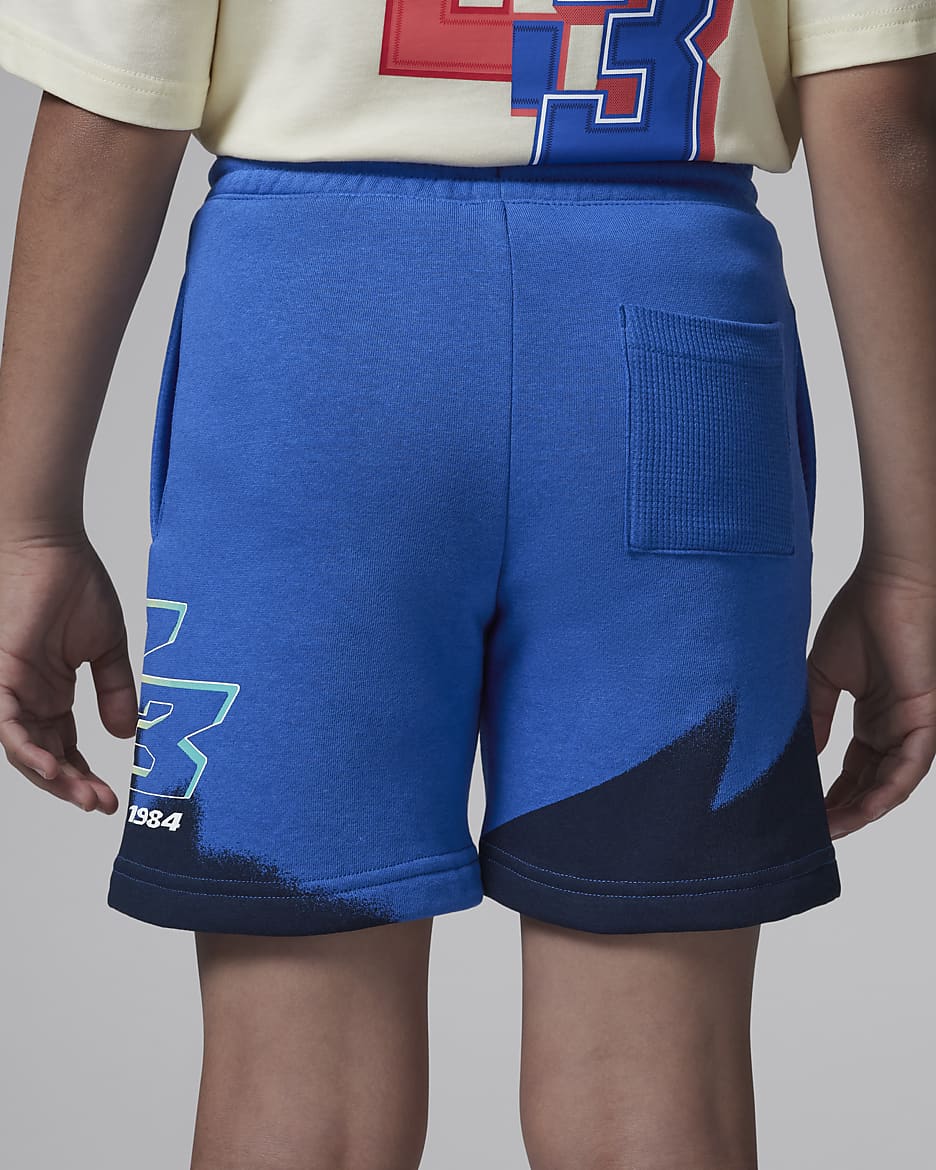 Jordan MJ Moto Little Kids' Fleece Shorts - Hyper Royal