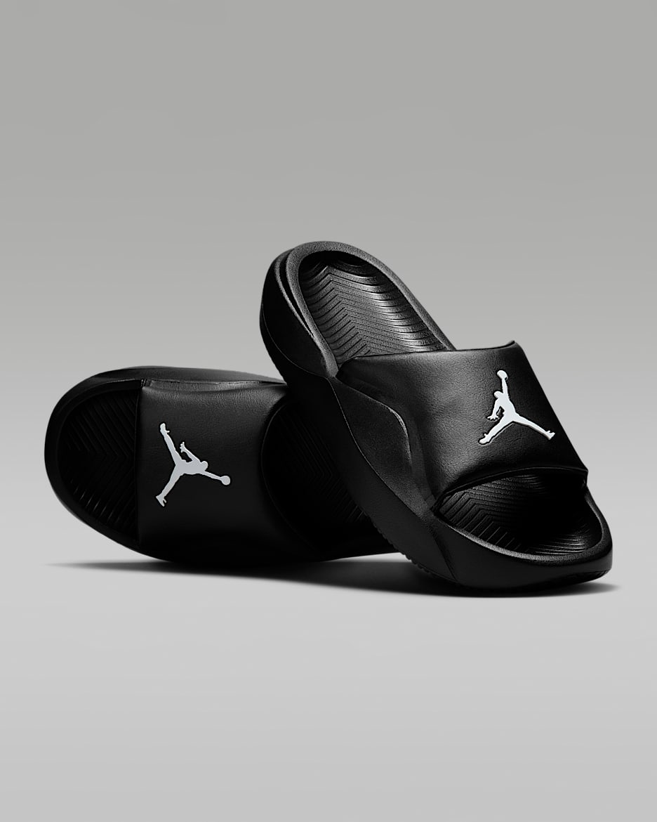 Jordan Franchise Slides - Schwarz/Weiß